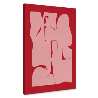 Leinwandbild Nordic Creators - Abstract Red 