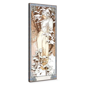 Canvas Mucha - Winter 1900 