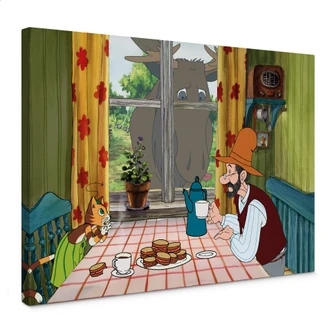 Leinwandbild Pettersson und Findus - Appetit auf Salamibrote 