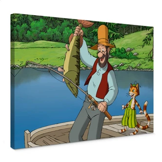 Obraz na płótnie Petterssona i Findusa - poczucie osiągnięć 