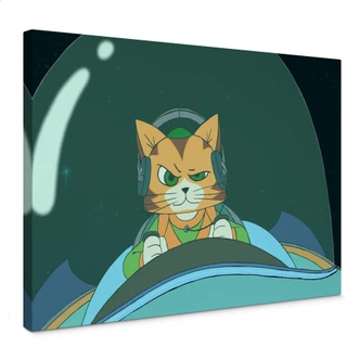 Leinwandbild Pettersson und Findus - Findus auf Weltraumreise 