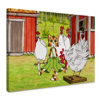 Leinwandbild Pettersson und Findus - Hühnergeschichten 