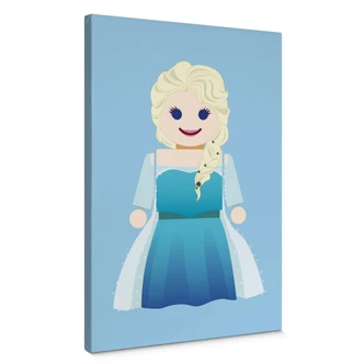 Stampa su tela Gomes - Elsa Frozen  