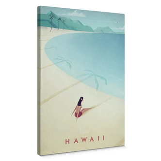 Canvasbillede - Rivers - Hawaii 