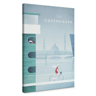 Canvasbillede - Rivers - Copenhagen 