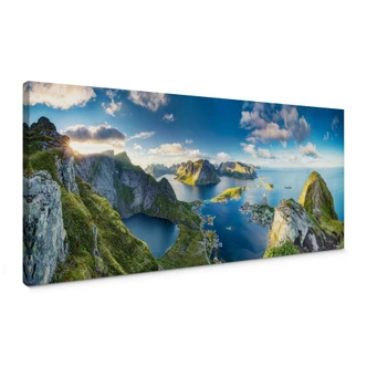 Canvas Print Roemmelt – Reinebringen – panorama Canvas Print Roemmelt – Reinebringen – panorama
