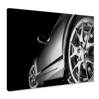 Leinwandbild Rolling in Chrome 