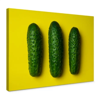 Canvastavla inlagda gurkor 