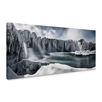 Canvas Print Scherbina – Waterfall – panorama 