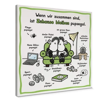 Stampa su tela Sheepworld - Zuhause  