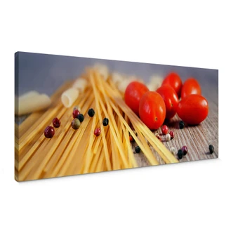 Leinwandbild Spaghetti alla mamma 