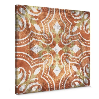 Leinwandbild Spanish Terracotta - Quadratisch 