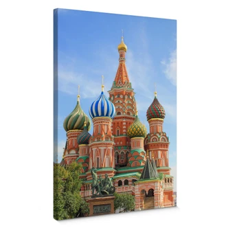Leinwandbild St. Basilius Kathedrale Moskau 