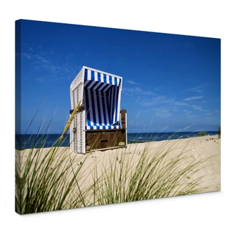 Tableau sur toile Corbeille de plage 