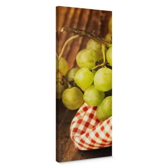 Canvas Witte Druiven - Panorama 