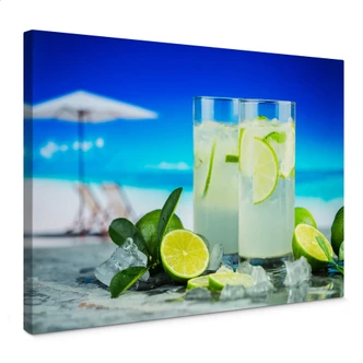 Tropical Lime canvasbild 