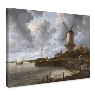 Canvas van Ruysdael - Molen 