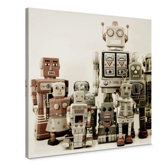 Robots Canvas print 