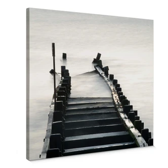 Leinwandbild Way to nowhere - quadratisch 