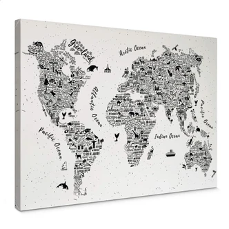 Stampa su tela – Around the World 