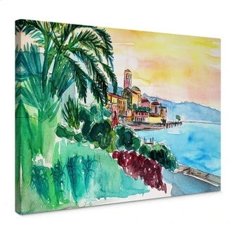 Leinwandbild Bleichner - Wonderful Lago Maggiore 