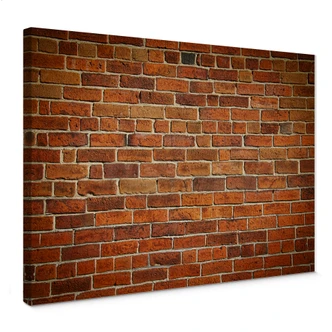 Leinwandbild Ziegelsteinmauer Leinwandbild Ziegelsteinmauer