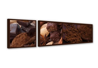 Chocolate Dream Set (2 parts) Canvas print 