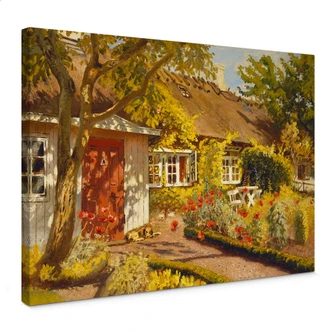 Langer - The Garden House - Canvas print Langer - The Garden House - Canvas print