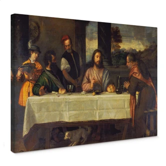Titian - The Supper at Emmaus Canvas print Titian - The Supper at Emmaus Canvas print