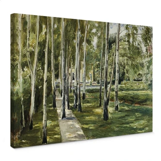 Leinwandbild Liebermann - Der Garten des Künstlers 
