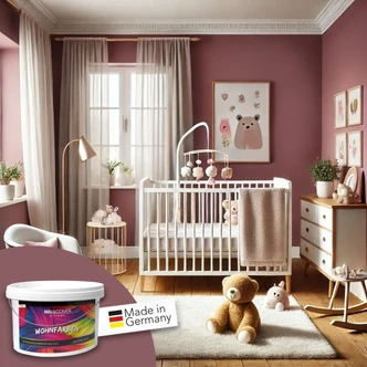 Vægmaling til interiør mat WALLCOVER Farver Lilla 