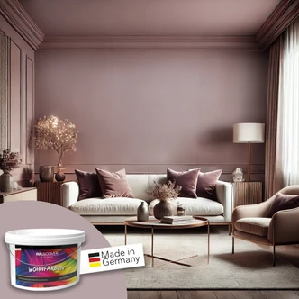 Vægmaling til interiør mat WALLCOVER Farver Lilla 