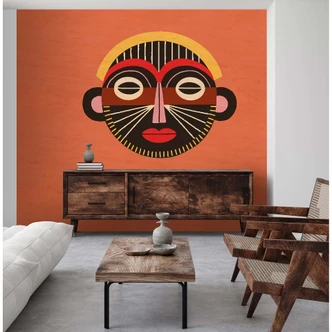 Livingwalls Fototapete Walls by Patel 3 Overseas 2 orange, braun, gelb, rosa, rot 