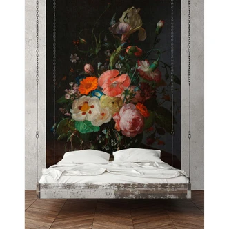 Livingwalls Fototapete Walls by Patel 3 Artist`S Studio 3 bunt, rot, rosa, grün, braun 