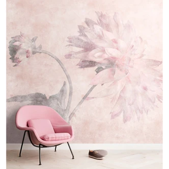 Livingwalls Fototapete Walls by Patel 3 Morning Room 2 rosa, grau 