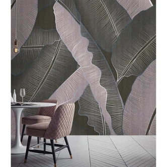 Livingwalls Fototapete Walls by Patel 3 Under Cover 2 braun, rosa, weiß, grau, blau 