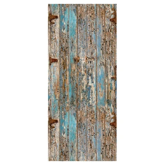 Livingwalls Wandtattoo pop.up Panel in Vintage Holzoptik Holzplanken selbstklebend beige, blau, grau Livingwalls Wandtattoo pop.up Panel in Vintage Holzoptik Holzplanken selbstklebend beige, blau, grau