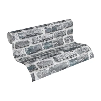 Livingwalls Vliesbehang Neue Bude 2.0 Stenen Optiek 