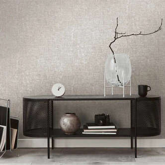 Papier peint design finement structuré gris moyen - Urban Chic papier peint intissé 
