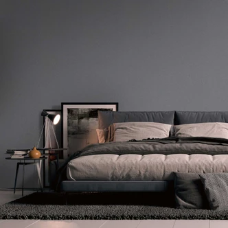 Papier peint intissé aspect lin bleu - papier peint texturé unicolore - papier peint moderne 