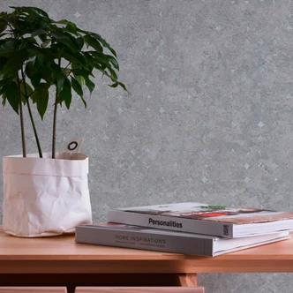 Papier peint géométrique gris froid - papier peint molletonné texturé - accents muraux modernes Papier peint géométrique gris froid - papier peint molletonné texturé - accents muraux modernes