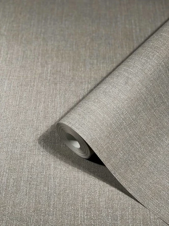 Tapete SCHÖNER-WOHNEN Vliestapete, Unitapete grau 