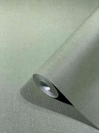 Tapete SCHÖNER-WOHNEN Vliestapete, Unitapete grün 