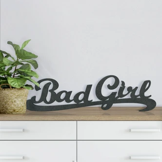 MDF-Letters Bad Girl 