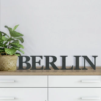 MDF-Holzbuchstaben Berlin 