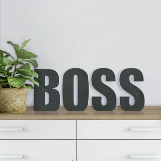 Scritta in MDF - Boss 