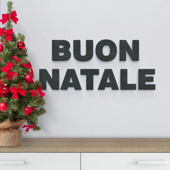 MDF-Dekobuchstaben Buon Natale 