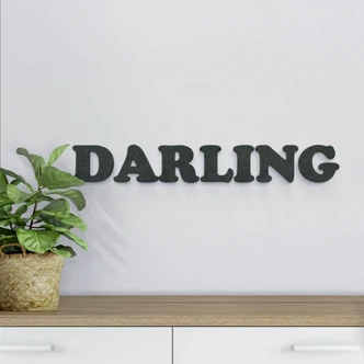 MDF-Letters Darling 