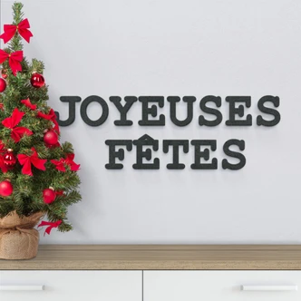 MDF Letters - Joyeuses Fêtes 