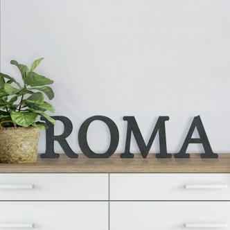 MDF-Dekobuchstaben Roma MDF-Dekobuchstaben Roma